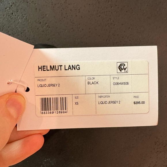 HELMUT LANG Dancer Tank Top Liquid Jersey Size XS NWT - Picture 8 of 8